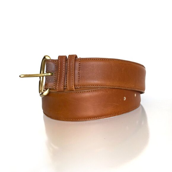 Coach British Tan Cowhide Leather Belt Size S